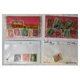 Large Assortment of Global Postage Stamps - Various Years and Countries