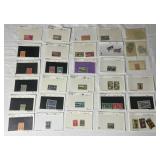 Large Assortment of Global Postage Stamps - Various Years and Countries
