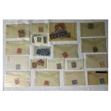 Collection of Great Britain Postage Stamps Early/Beginning Scott Numbers