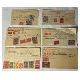 Antique Documents with Stock Transfer, Documentary and Internal Revenue Stamps dating back to 1873