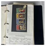 Two Albums with Postage Stamps from Great Britain and Bailwick of Guernsey