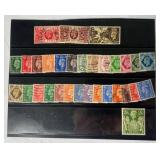 Two Albums with Postage Stamps from Great Britain and Bailwick of Guernsey