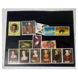 Two Albums with Postage Stamps from Great Britain and Bailwick of Guernsey