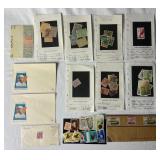 Selection of Postage Stamps from 20+ Countries