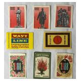 Vintage Matchbox Labels from USSR and UK Lot 5