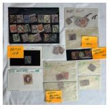 Grouping of Great Britain Stamps from the late 1800