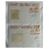 Postage Stamps from Great Britain from early 1900