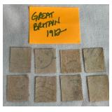 Postage Stamps from Great Britain from early 1900