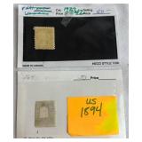 Variety of Stamps from United States dating back to 1894 - Internal Revenue, Certified Mail, Florida Documentary, Stock Transfer, NRA and Bulk Mail