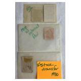 Variety of Stamps from United States dating back to 1894 - Internal Revenue, Certified Mail, Florida Documentary, Stock Transfer, NRA and Bulk Mail