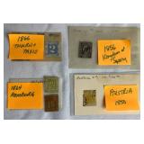 Collection of German Postage Stamps from Bavaria, Upper Silesia, Prussia, Reichspost, FRD, Heligoland, Hamburg, Kingdom of Saxony and Thurn Taxis plus 1850 Austrian Stamp