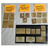 Collection of German Postage Stamps from Bavaria, Upper Silesia, Prussia, Reichspost, FRD, Heligoland, Hamburg, Kingdom of Saxony and Thurn Taxis plus 1850 Austrian Stamp