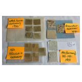 Collection of German Postage Stamps from Bavaria, Upper Silesia, Prussia, Reichspost, FRD, Heligoland, Hamburg, Kingdom of Saxony and Thurn Taxis plus 1850 Austrian Stamp