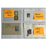 Europeon Stamps from Norway, Ireland, Italy, France, Switzerland, Portugal, and Montenegro dating back to 1851