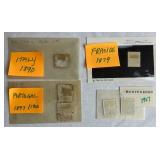 Europeon Stamps from Norway, Ireland, Italy, France, Switzerland, Portugal, and Montenegro dating back to 1851