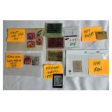 Collection of Stamps from Iran, Egypt, Iran. El Salvador, Ghana, Turkey, Transvaal, Somaliland, Mazagan Morocco, and Afghanistan dating back to 1877