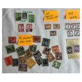 Collection of Stamps from Iran, Egypt, Iran. El Salvador, Ghana, Turkey, Transvaal, Somaliland, Mazagan Morocco, and Afghanistan dating back to 1877