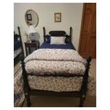 Vintage Twin Four-Poster Bed