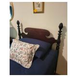 Vintage Twin Four-Poster Bed