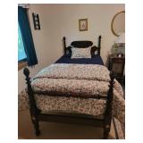 Vintage Wood Twin Bed Frame