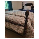 Vintage Wood Twin Bed Frame
