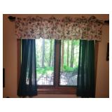 Vintage Laura Ashley Bedding for Two Twin Beds and Floral Valance - Made in USA