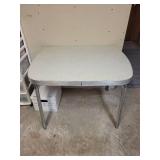 Vintage Mid-Century Formica Dining Table with Chrome Legs