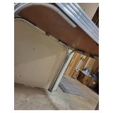 Vintage Mid-Century Formica Dining Table with Chrome Legs