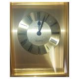 Hamilton Quartz Mantel Clock with Assorted Decorative Butter Chip Plates including one Meissen plate