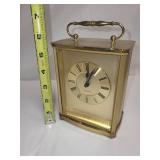 Hamilton Quartz Mantel Clock with Assorted Decorative Butter Chip Plates including one Meissen plate