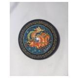 Russian Themed Decor Set with Figurines and Cityscape Coasters