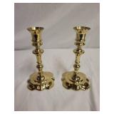 Pair of Baldwin Brass Candlestick Holders