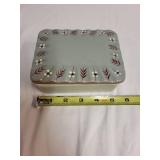 Stangl Pottery Lidded Box with Floral Design
