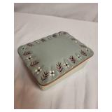 Stangl Pottery Lidded Box with Floral Design