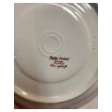 Theodore Haviland Limoges France Tea Cup & Saucer with Floral Coaster Set