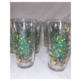 Spode Christmas Tree Dinnerware Set Including Plates, Bowls, and Glasses