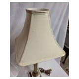 Pair of Decorative Table Lamps with Marble Base