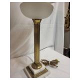 Pair of Decorative Table Lamps with Marble Base