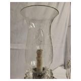 Pair of Vintage Crystal Table Lamps with Prisms