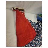 Handcrafted Folk Art Apron and Vintage-style Dress Set