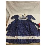 Handcrafted Folk Art Apron and Vintage-style Dress Set