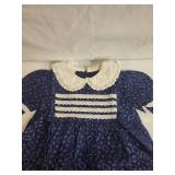 Handcrafted Folk Art Apron and Vintage-style Dress Set