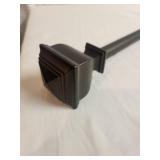 Adjustable Heavy Duty Curtain Rod with Mounting Hardware