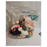 Collection of TY Beanie Babies in Zippered Bag