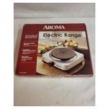 Aroma Single Burner Electric Range in Box