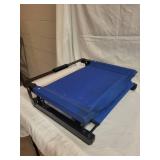 Blue Stadium Seat with Folding Frame
