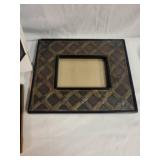 Collection of 3 Decorative Photo Frames and Memo Board