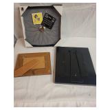 Collection of 3 Decorative Photo Frames and Memo Board