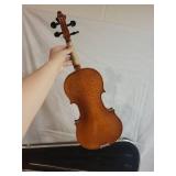 Violin with Bow, Case, and Accessories Set