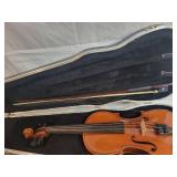 Violin with Bow, Case, and Accessories Set